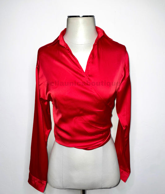 SHERRY SATIN TOP